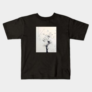 Minimalist Tree Kids T-Shirt